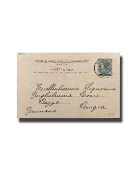 Malta Postcard G. Modiano Senglea from Barracca 3496 UPU Used Undivided Back