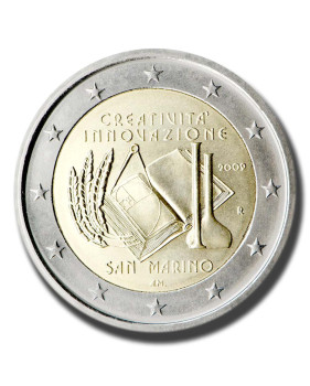 2009 San Marino European Year of Creativity and Innovation 2 Euro Coin