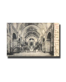 Malta Postcard G. Modiano Marine S.John's Church 3541 UPU Used Undivided Back