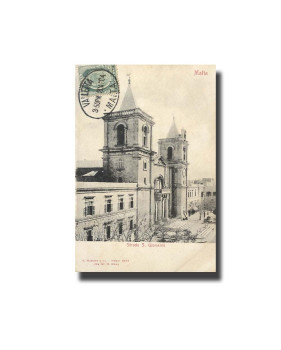 Malta Postcard G. Modiano Strada S. Giovanni 3543 UPU Used Undivided Back