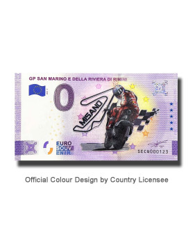 0 Euro Souvenir Banknote GP San Marino E Della Riviera Di Rimini Colour Italy SECQ 2021-7