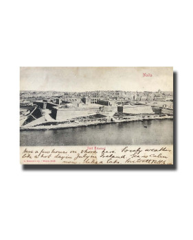 Malta Postcard G. Modiano Fort Emanuel 3545 UPU Used Undivided Back