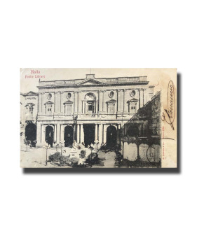 Malta Postcard G. Modiano Public Library 3548 UPU Used Undivided Back