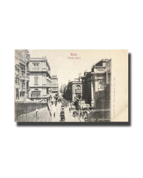 Malta Postcard G. Modiano Strada Reale 3554 UPU Unused Undivided Back