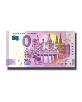 0 Euro Souvenir Banknote Deutschland Germany XENN 2021-1