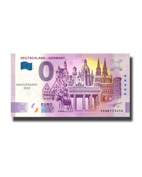 Anniversary 0 Euro Souvenir Banknote Deutschland Germany XENN 2021-2