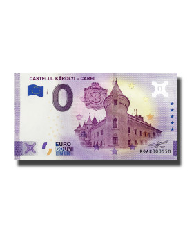 0 Euro Souvenir Banknote Castelul Karolyi Carei Romania ROAE 2022-1