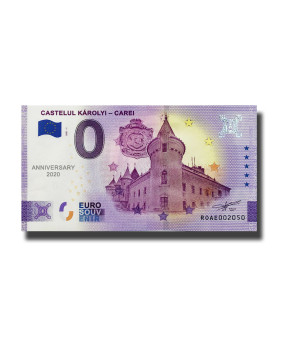 Anniversary 0 Euro Souvenir Banknote Castelul Karolyi Carei Romania ROAE 2021-1