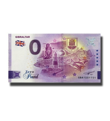 0 Pound Banknote Gibraltar United Kingdom GBAT 2021-1