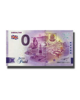 0 Pound Banknote Gibraltar United Kingdom GBAT 2021-1