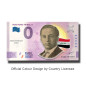 Anniversary 0 Euro Souvenir Banknote King Faisal II Colour Iraq IQAD 2021-1 Anniversary 0 Euro Souvenir Banknote King Faisal II Colour Iraq IQAD 2021-1
