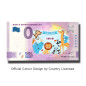 0 Euro Souvenir Banknote Baby's Eerste Bankbiljet BLUE Colour Netherlands PEBB 2020-1