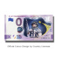 0 Euro Souvenir Banknote 45 Let Ceskoslovenskym Kosmonauten Oldrich Pelcak Colour Czech Republic CZAR 2021-2
