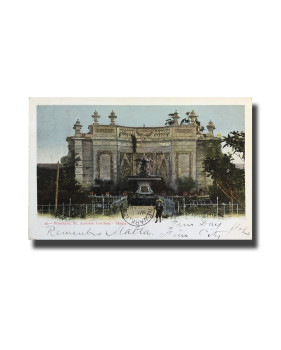 Malta Postcard Vincenzo Galea Fountain St Anton Gardens Used With Stamp Undivided Back