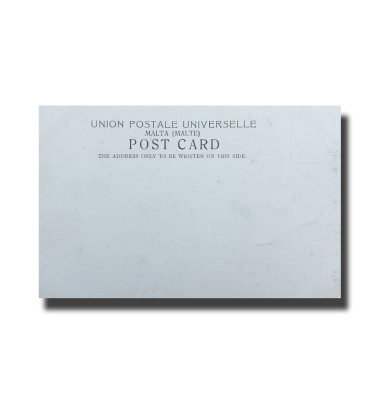 Malta Postcard Vincenzo Galea Strada Santa Lucia UPU Unused Undivided Back