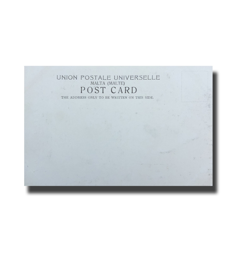 Malta Postcard Vincenzo Galea Strada Santa Lucia UPU Unused Undivided Back