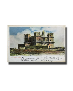 Malta Postcard Vincenzo Galea Selmun Palace Used With Stamp Undivided Back