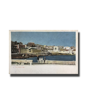 Malta Postcard Vincenzo Galea St Julians Bay Used Undivided Back Unappropriated