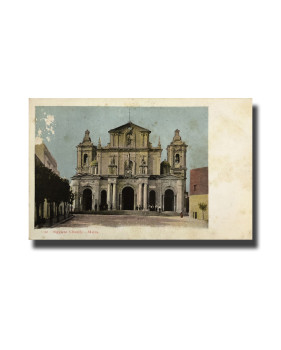 Malta Postcard Vincenzo Galea Siggiewi Church Used Undivided Back Unappropriated