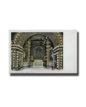 Malta Postcard Vincenzo Galea Chapel of Bones Unused Undivided Back Signed