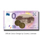 0 Euro Souvenir Banknote Westerdok Colour Netherlands PEAM 2019-1
