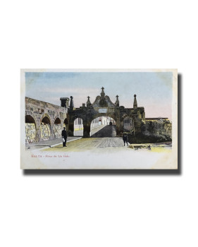 Malta Postcard Vincenzo Galea Fleur De Lis Gate New Unappropriated Undivided Back