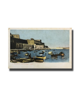 Malta Postcard Vincenzo Galea Grand Harbour New Unappropriated Undivided Back