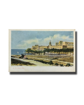 Malta Postcard Vincenzo Galea St Julian Bay New Unappropriated Undivided Back