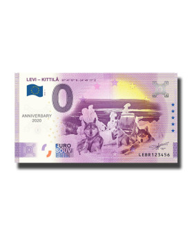 Anniversary 0 Euro Souvenir Banknote Levi - Kittila Finland LEBR 2022-1