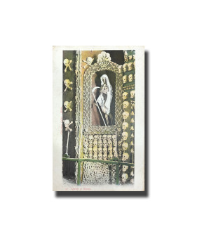 Malta Postcard Vincenzo Galea Chapel of Bones New Unappropriated Undivided Back