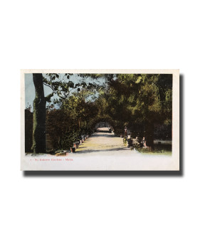 Malta Postcard Vincenzo Galea St Anton Gardens New Unappropriated Undivided Back