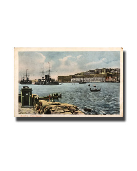 Malta Postcard Vincenzo Galea Pinto Stores Valletta Unused Undivided Back
