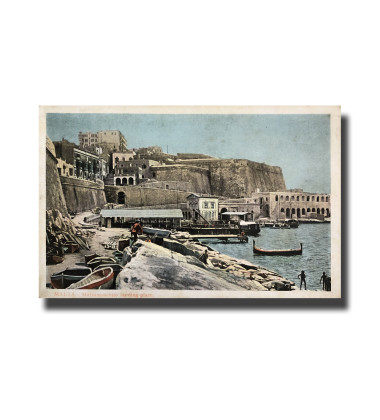 Malta Postcard Vincenzo Galea Marsamuscetto Unused Undivided Back