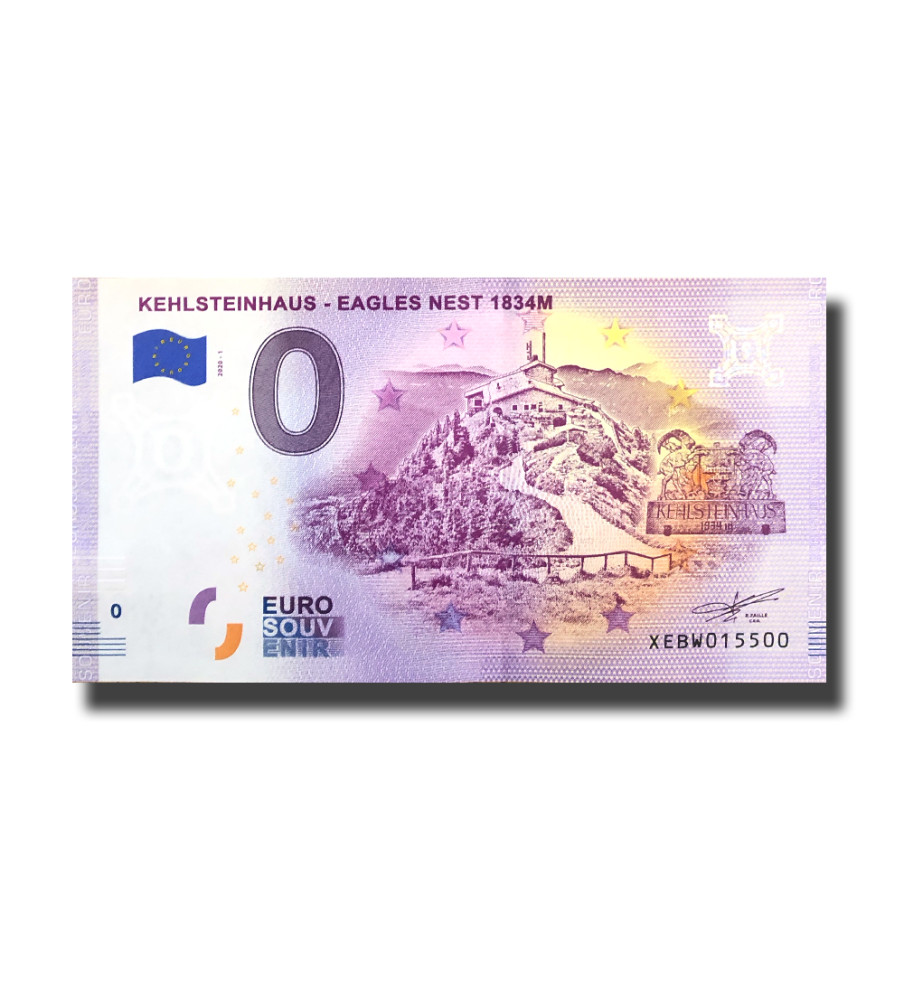 0 Euro Souvenir Banknote Kehlsteinhaus Germany XEBW 2020-1