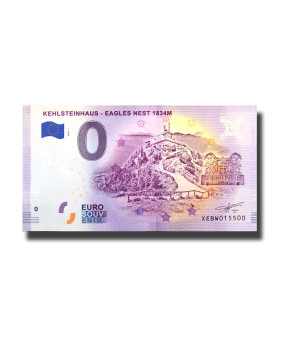 0 Euro Souvenir Banknote Kehlsteinhaus Germany XEBW 2020-1