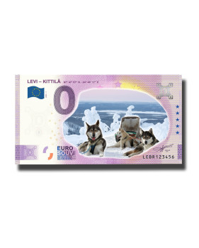 0 Euro Souvenir Banknote Levi-Kittila Finland LEBR 2022-1