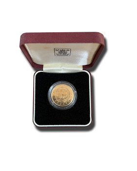1983 Malta IYDP LM100 Gold Coin Brilliant Uncirculated Gold Year of the disabled