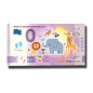 0 Euro Souvenir Banknote Baby's Eerste Blue Bankbiljet Colour Netherlands PEBB 2022-2