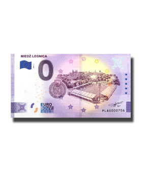 0 Euro Souvenir Banknote Miedz Legnica Poland PLAS 2021-1