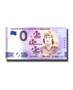 0 Euro Souvenir Banknote Muzeum Sportu I Turystyki W Warszawie Poland PLAM 2021-9