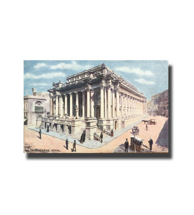 Malta Postcard Tucks Malta Theatre Royal Used Divided Back