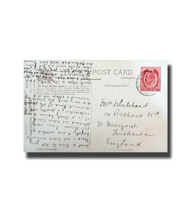 Malta Postcard Tucks Grand Harbour Used With Stamp Divided Back V2