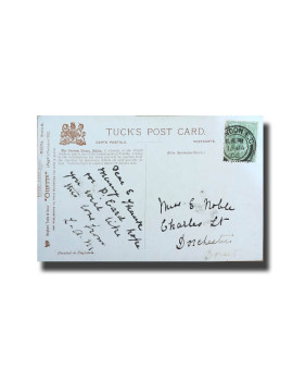 Malta Postcard Tucks Custom House Used With Stamp Divided Back V2