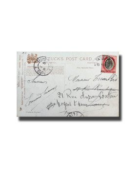 Malta Postcard Tucks Citta Vecchia Used With Stamp Divided Back