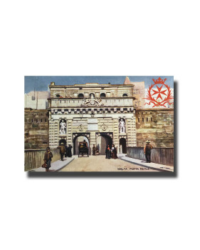 Malta Postcard Tucks Porta Reale Used Divided Back