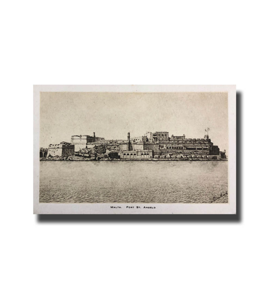 Malta Postcard Tucks Fort St. Angelo New Unused Divided Back