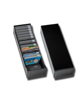 Leuchtturm Logic Archive Box for 40 Gold Bars in Blister Packaging or Coin cards - Black