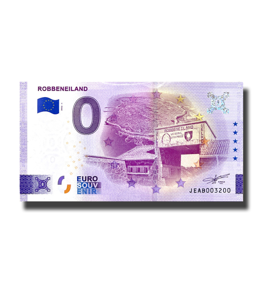 0 Euro Souvenir Banknote Robbeneiland South Africa JEAB 2022-1
