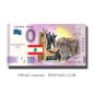 Anniversary 0 Euro Souvenir Banknote Lebanon Beirut Colour Lebanon LBAA 2022-1