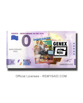 Anniversary 0 Euro Souvenir Banknote Genex Colour Germany XEMZ 2021-59